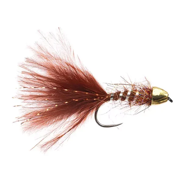Marks TG Marabou Leech BL Rusty streamer