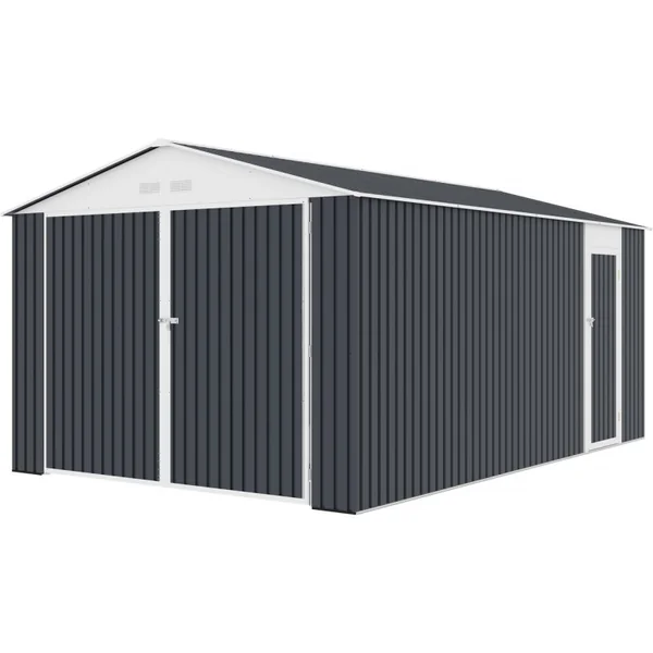 Metallgarage „Houston“ 15,36 m² - Anthrazit