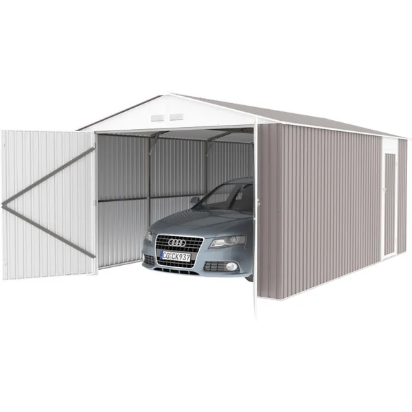 Metallgarage „Nevada“ mit Flügeltür - 15,36 m² - Imagen 3