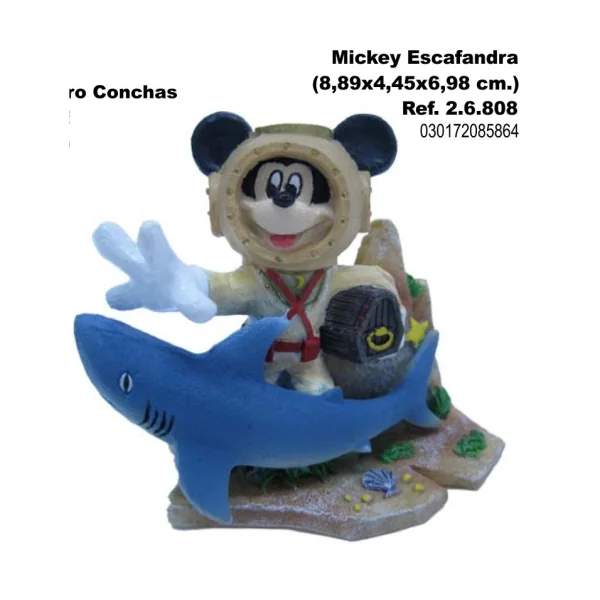 MICKEY ESCAFANDRA (8,89X4,45X6,98 CM.)
