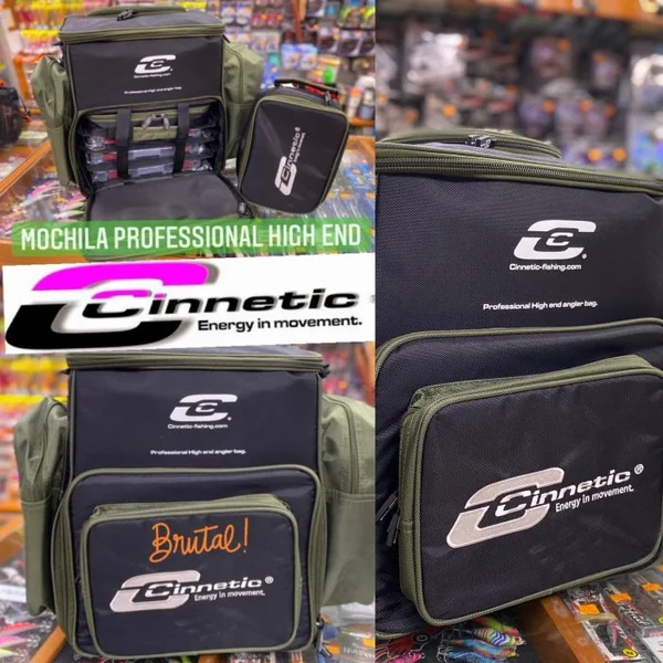 MOCHILA CINNECTIC PROFESSIONAL HIGH END GREEN "SURFCASTING"