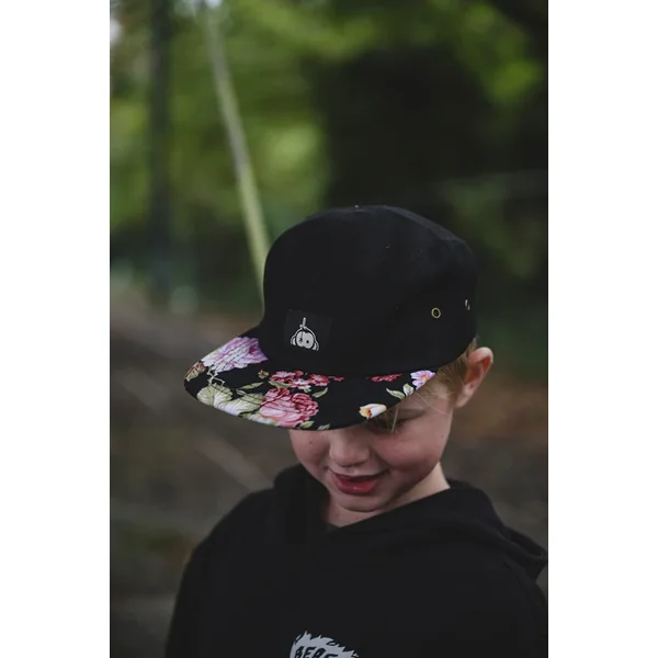 Monkey Climber Kiddo USA 5 paneles Negro con flores ( Niñ@)
