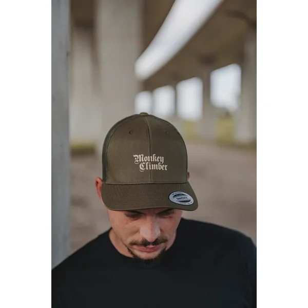 Monkey Climber MONK Mesh Baseball cap Olive