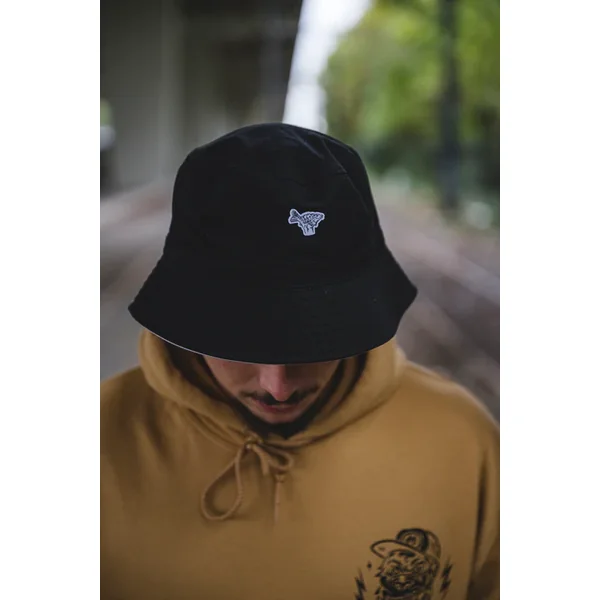 Monkey Climber Sombrero de pescador Carp Shaka Negro