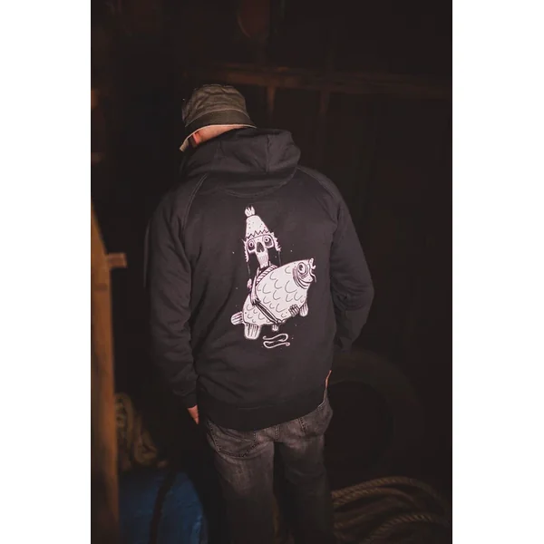 Monkey Climber Sudadera con capucha Skellington Negro Talla M