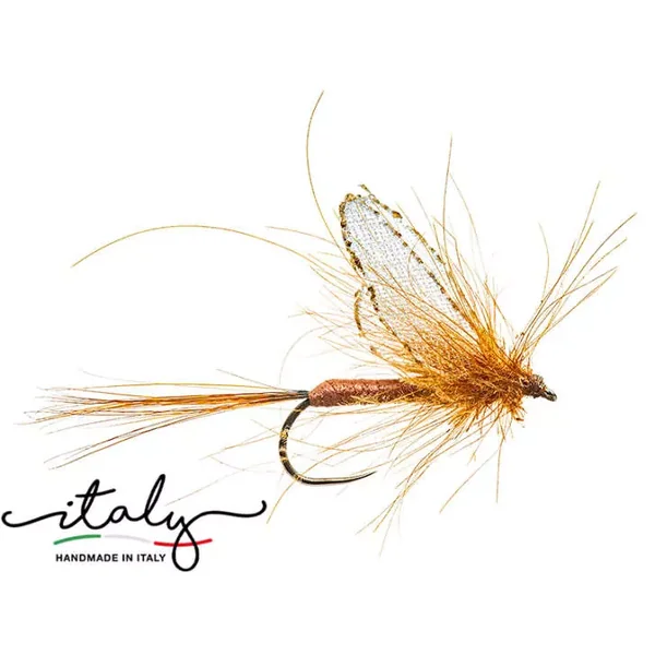 Morgans Winged Brown CDC Mayfly mosca seca