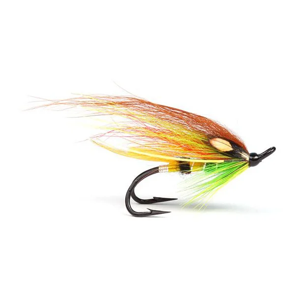 Mosca Guideline para salmón - Highlander verde doble