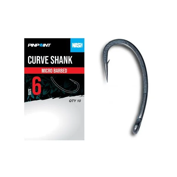 Nash Curve Shank Size 8 Micro Barbed