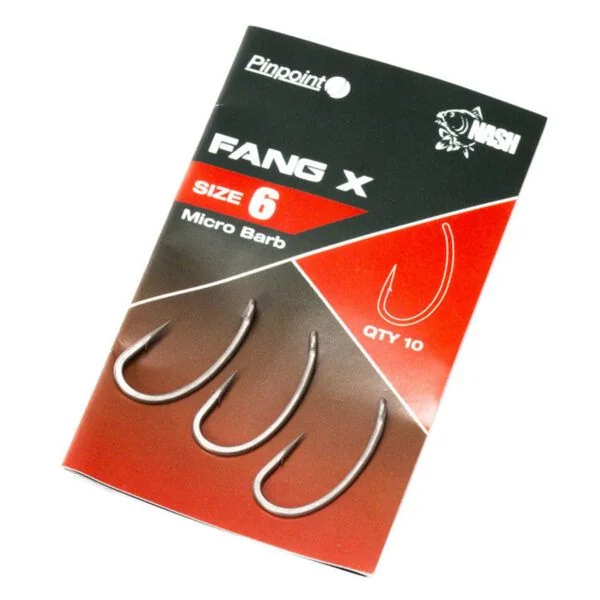 Nash Pinpoint Fang X Hooks Size 4 - Imagen 3
