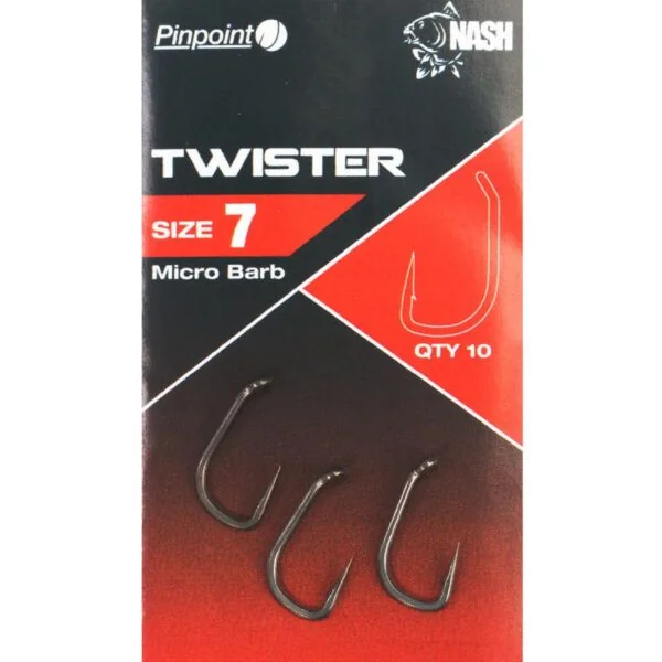 Nash Pinpoint Twister Micro Barbed Size 5 - Imagen 3