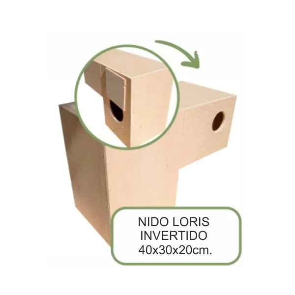 NIDO MADERA LORIS INVERTIDO