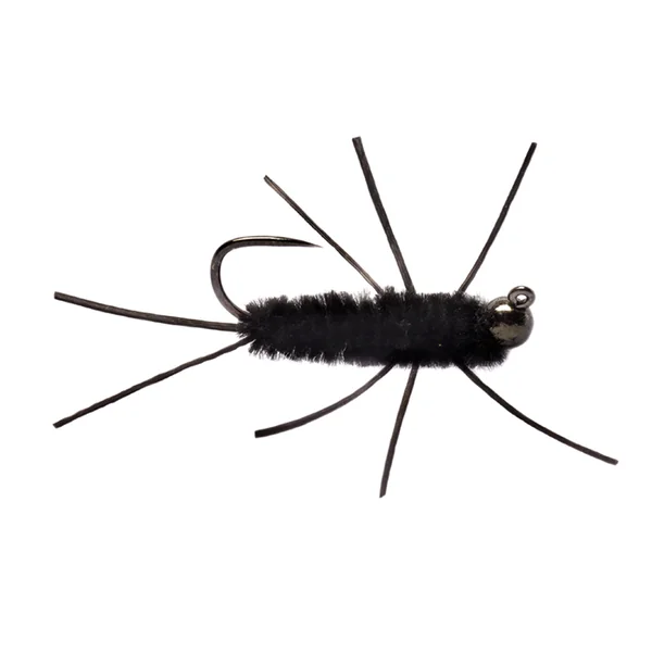 Ninfa Fulling Mill - Pat's Black Jiggy Barbless