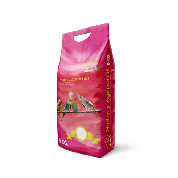 NINFAS Y AGAPORNIS FAUNAMIX 5 KG.