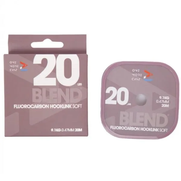 One More Cast Blend Fluorocarbon Hooklink Soft 20lb 20m