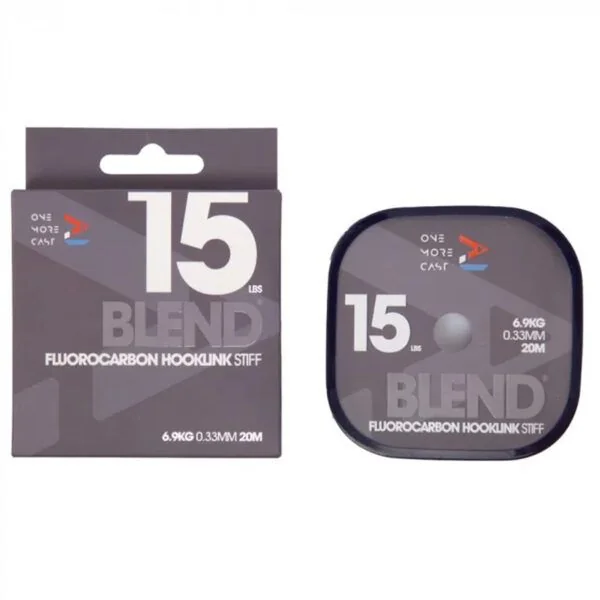 One More Cast Blend Fluorocarbon Hooklink Stiff 15lb 20m