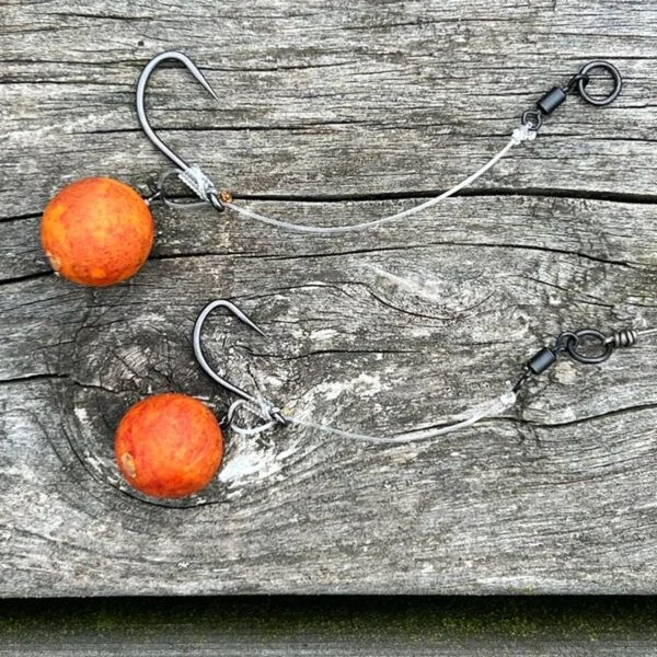 One More Cast Memory Stiff Chod Hinge Rig Hooklink 30lb 20m - Imagen 5