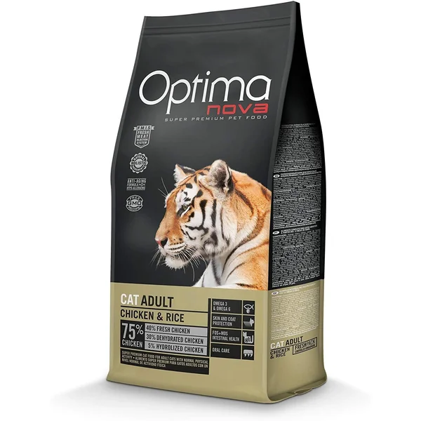 OPTIMA NOVA CAT ADULT CHIKEN RICE 8 KG.