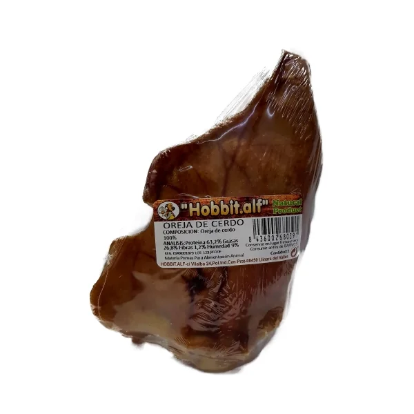OREJAS DE CERDO ENVASE INDIVIDUAL 60g - 75g Ud.