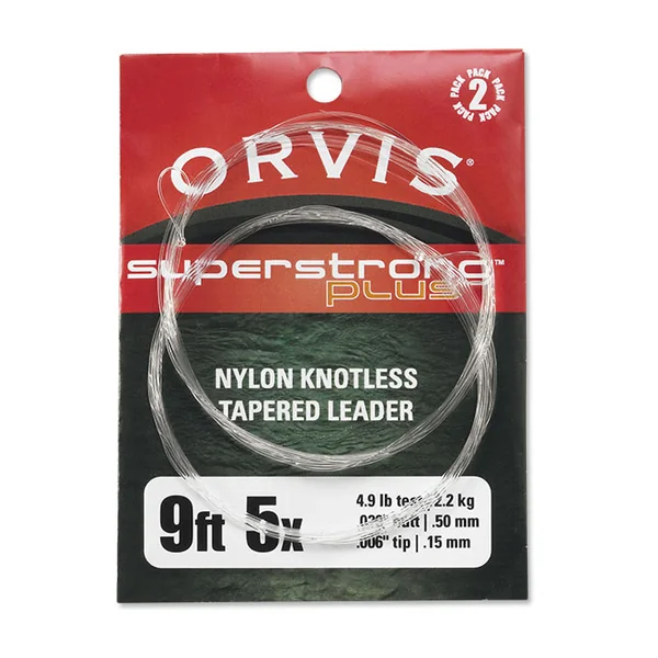 Orvis Super Strong Plus Leader 2 Pack 9 ft.