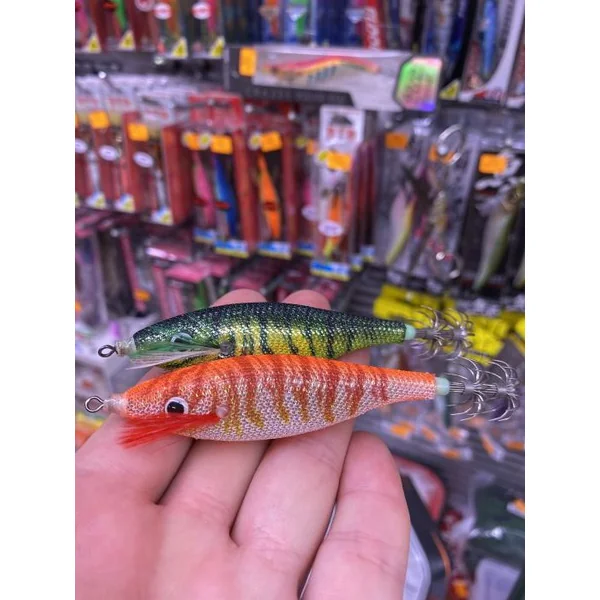 PACK 2 SQUID JIG TIGER GLOW de CINNETIC "CALAMAR"