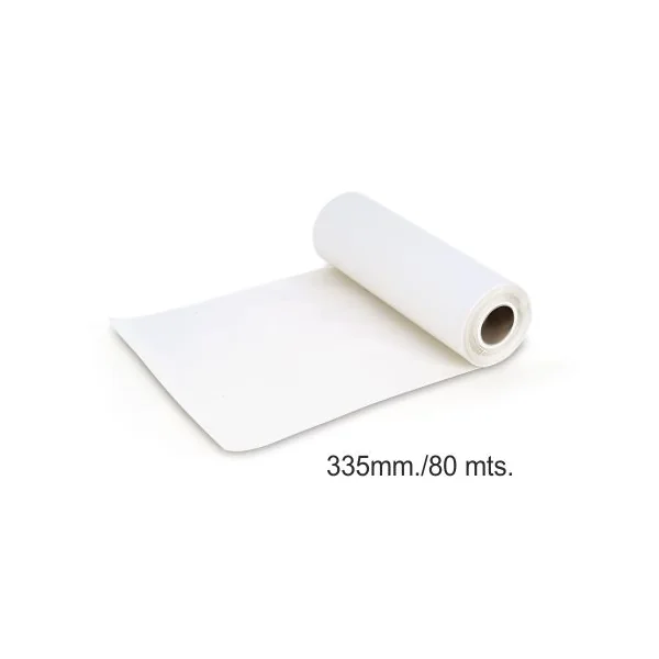 PAPEL BLANCO ROLLO 335mm.