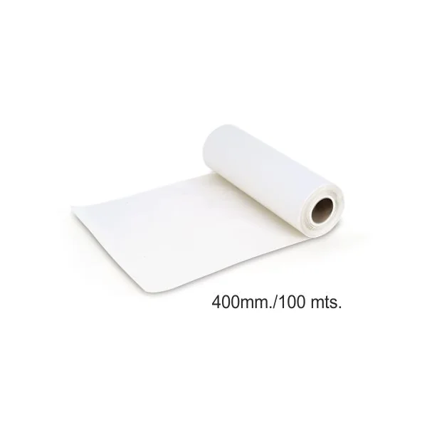 PAPEL BLANCO ROLLO 400mm.