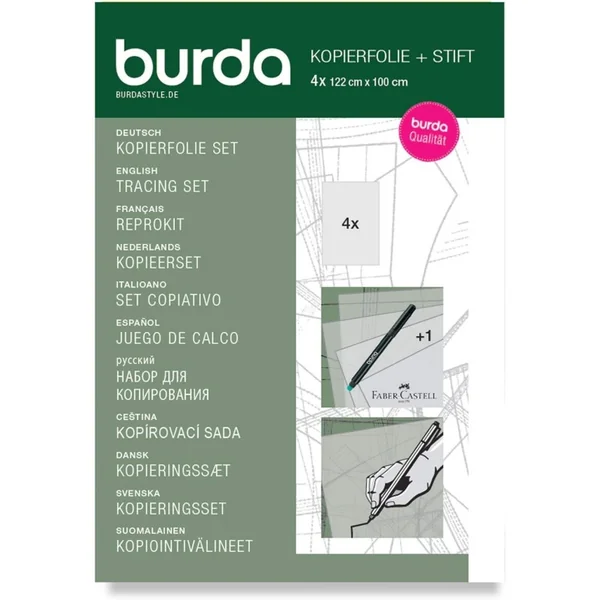 Papel para Calcar en Plástico Burda