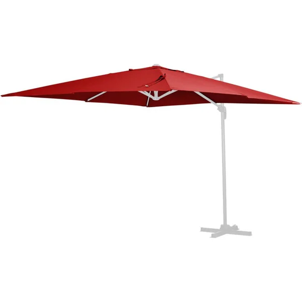 Parasolluifel "Sun 3" - 3 x 3 m - rood