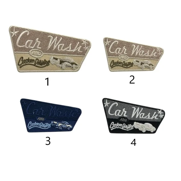 Parche Termoadhesivo Car Wash Retro