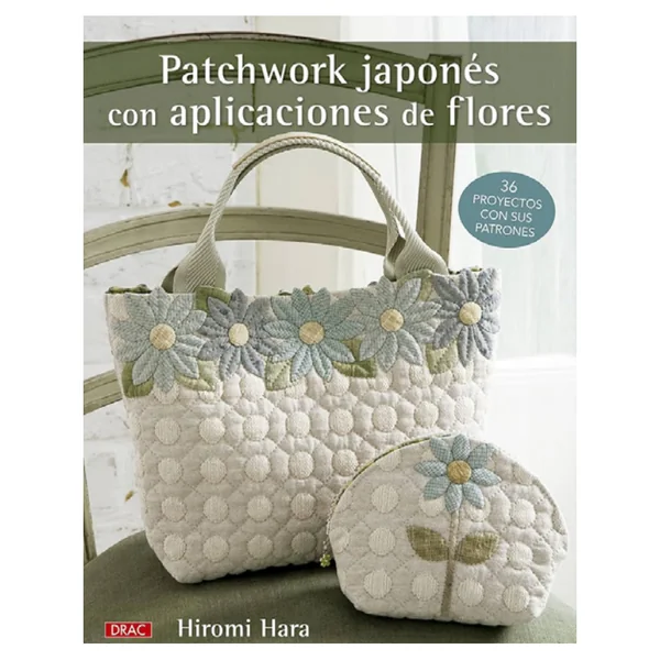Patchwork Japonés con Aplicaciones de Flores
