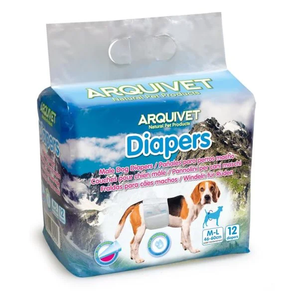 Pañal para MACHO T/ M.L (46-60 cms.)12 uds./caja