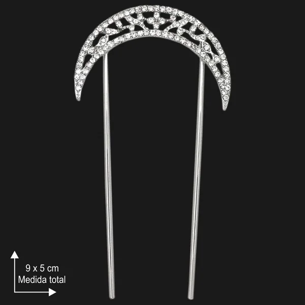 Peineta forma lunar