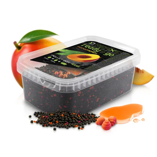 Pellet box Delphin Reaxe READY&GO / Mango-Melocotón