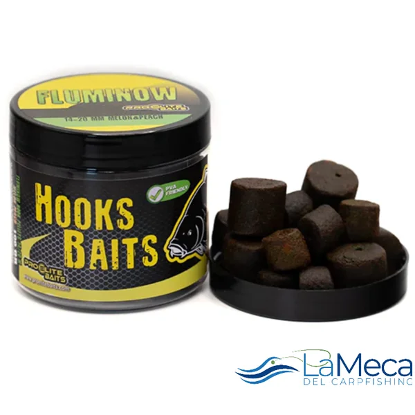 PELLETS DE ANZUELO FLUMINOW PRO ELITE BAITS MELON & PEACH 14-20 MM