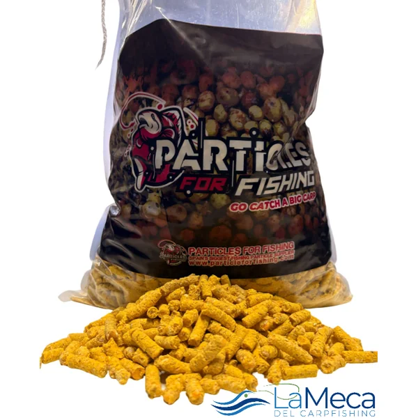 PELLETS FLUMINOW PARTICLES FOR FISHING AMARILLA 8 MM 5 KG