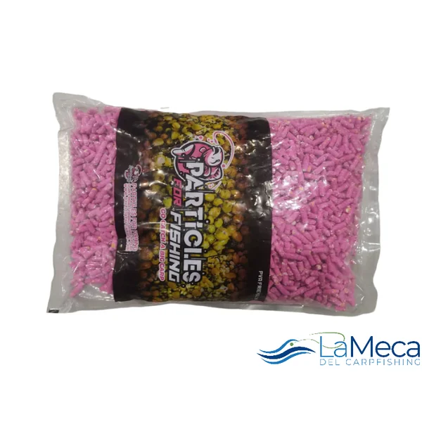 PELLETS FLUMINOW PARTICLES FOR FISHING ROSA 8 MM 5 KG