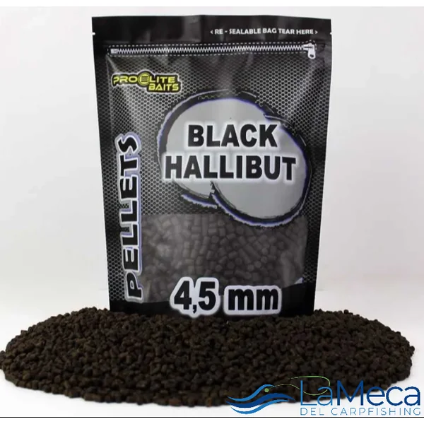 PELLETS PROELITE BAITS BLACK HALIBUT 900GR 4,5MM