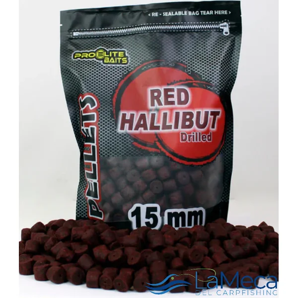 PELLETS TALADRADOS PRO ELITE BAITS RED HALIBUT 15 MM