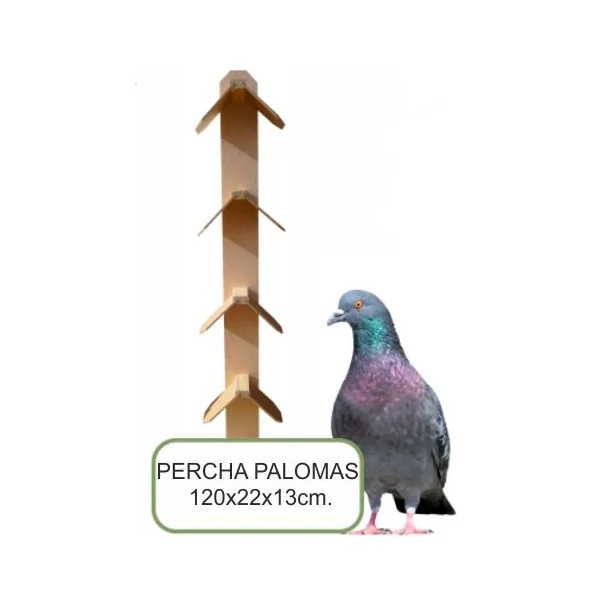 PERCHA MADERA PALOMAS