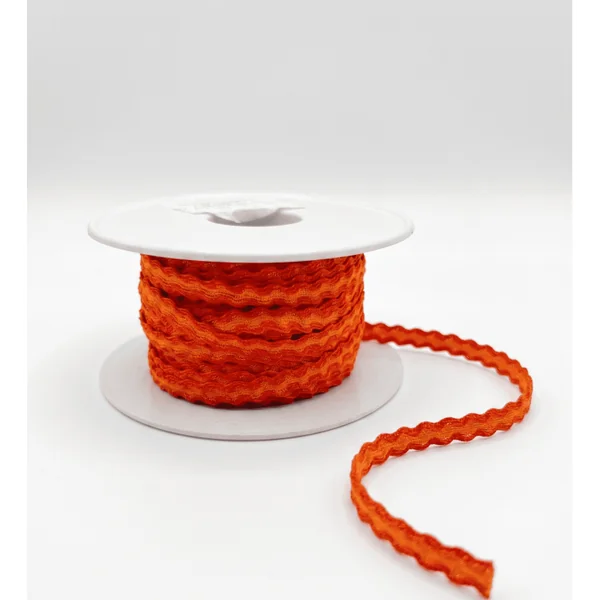 Piquillo Cinta Zig-Zag Naranja 5mm