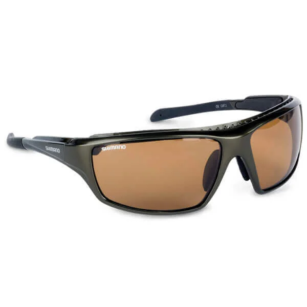 Polarized sunglasses Shimano Purist Green/Brown
