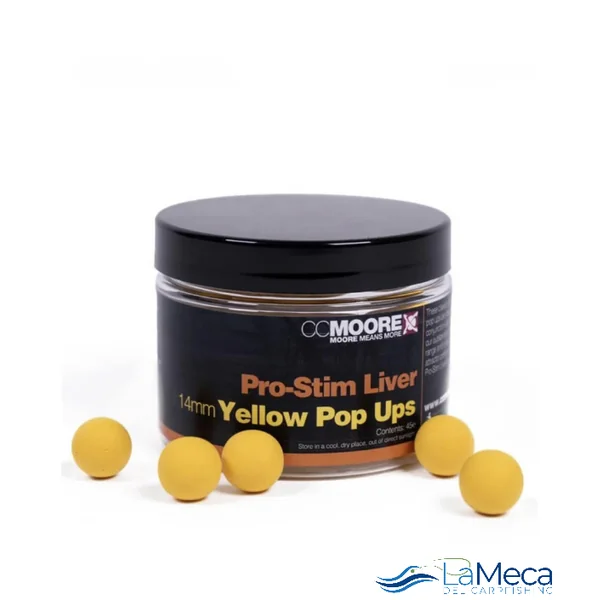 POP UPS CCMOORE PRO-STIM LIVER AMARILLO 14 mm