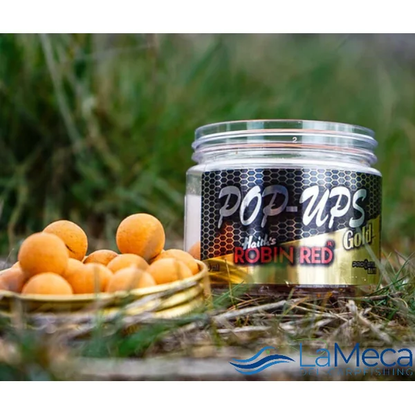 POP UPS PRO ELITE BAITS GOLD ROBIN RED 20 MM