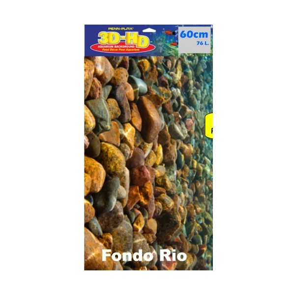 POSTER 3D FONDO RIO (61X41CM.)