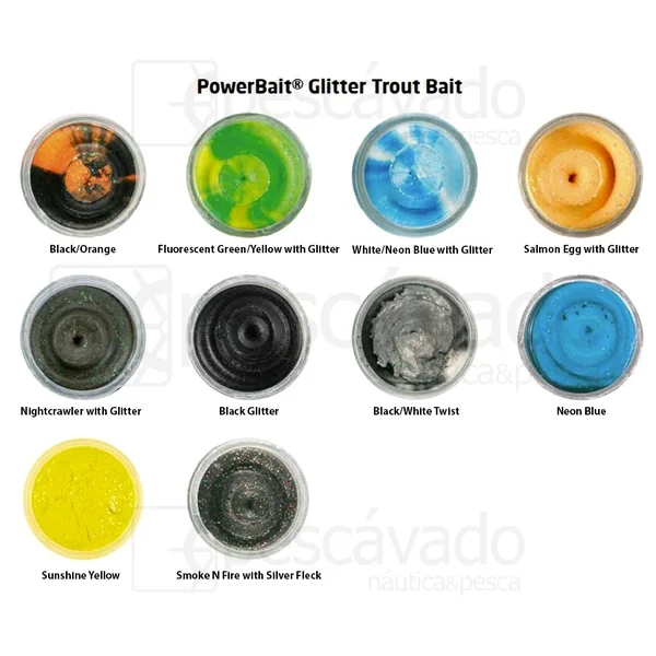 PowerBait Glitter Trout Bait Flutuante