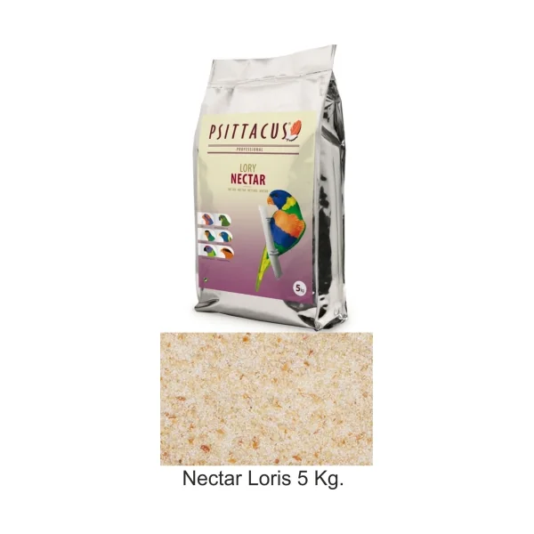 PSITTACUS NECTAR LORIS 5 KG. BOLSA