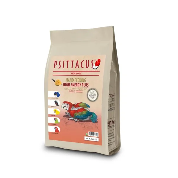 PSITTACUS PAPILLA ALTA ENERGIA PLUS 5 KG.