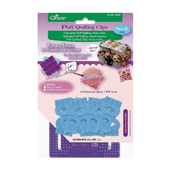 Puff Quilting Clips Clover