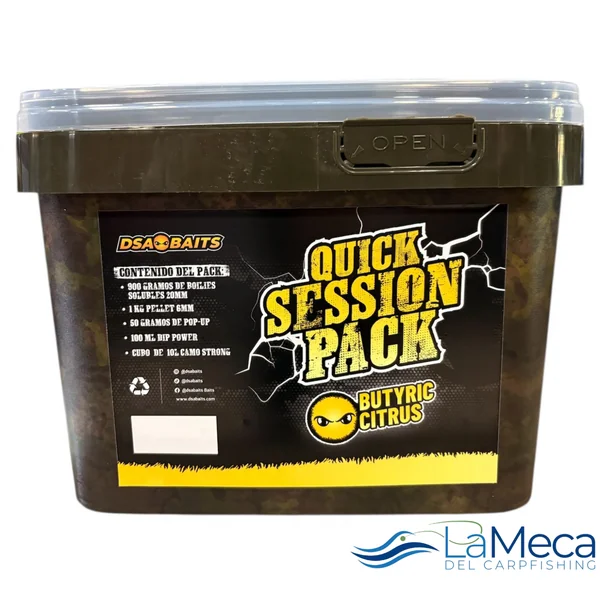 QUICK SESSION PACK BUTYRC CITRUS DSA BAITS