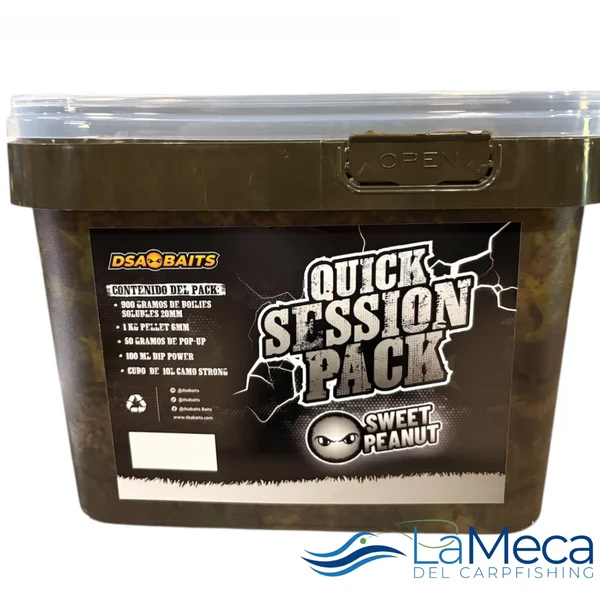 QUICK SESSION PACK SWEET PEANUT DSA BAITS